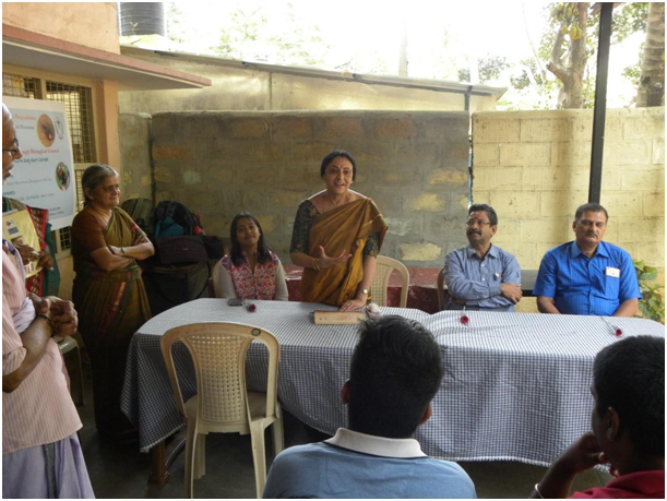   Biological control awareness programme for differently abled personsat BEL Ashankura Silver Jubilee Trust (BELASJIT), Jalahalli, Bengaluru on 3rd April, 2019 