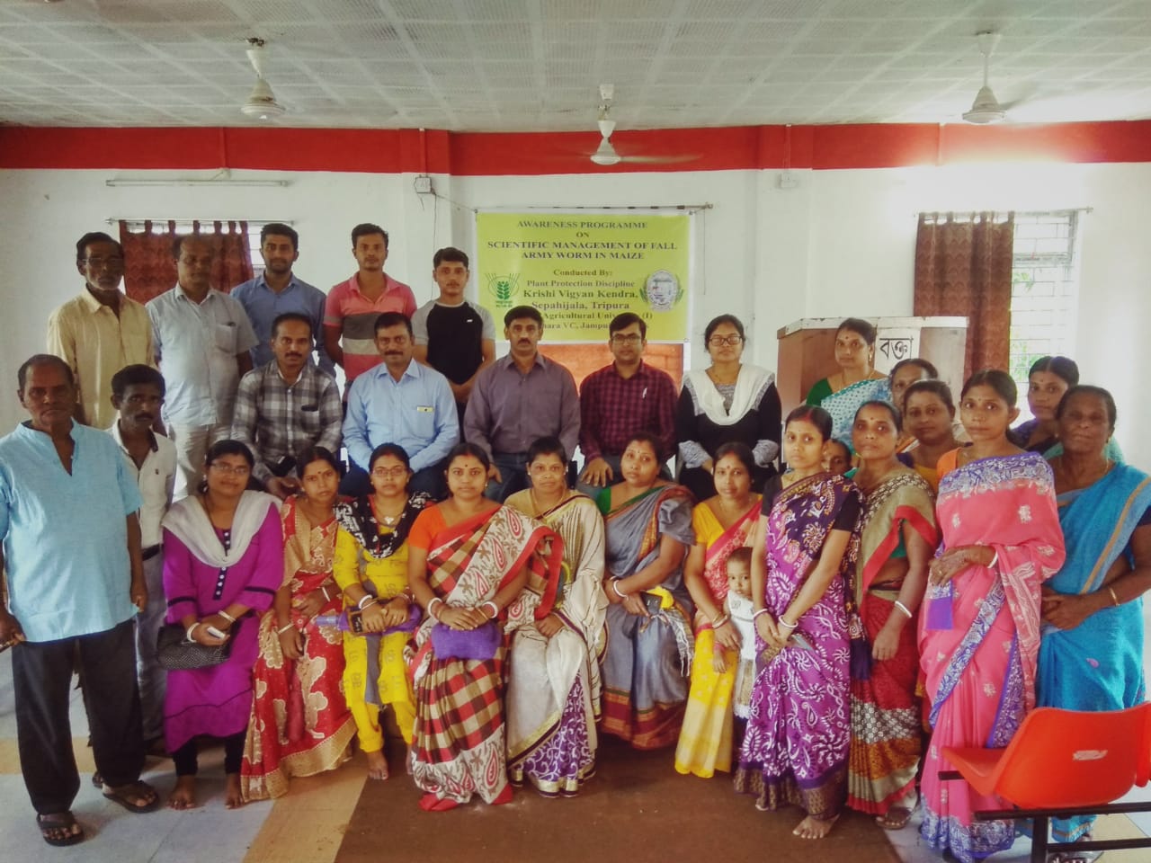 Farmers meeting at Krishi Vigyan Kendra, Sepahijala, Tripura on 15/10/2019
