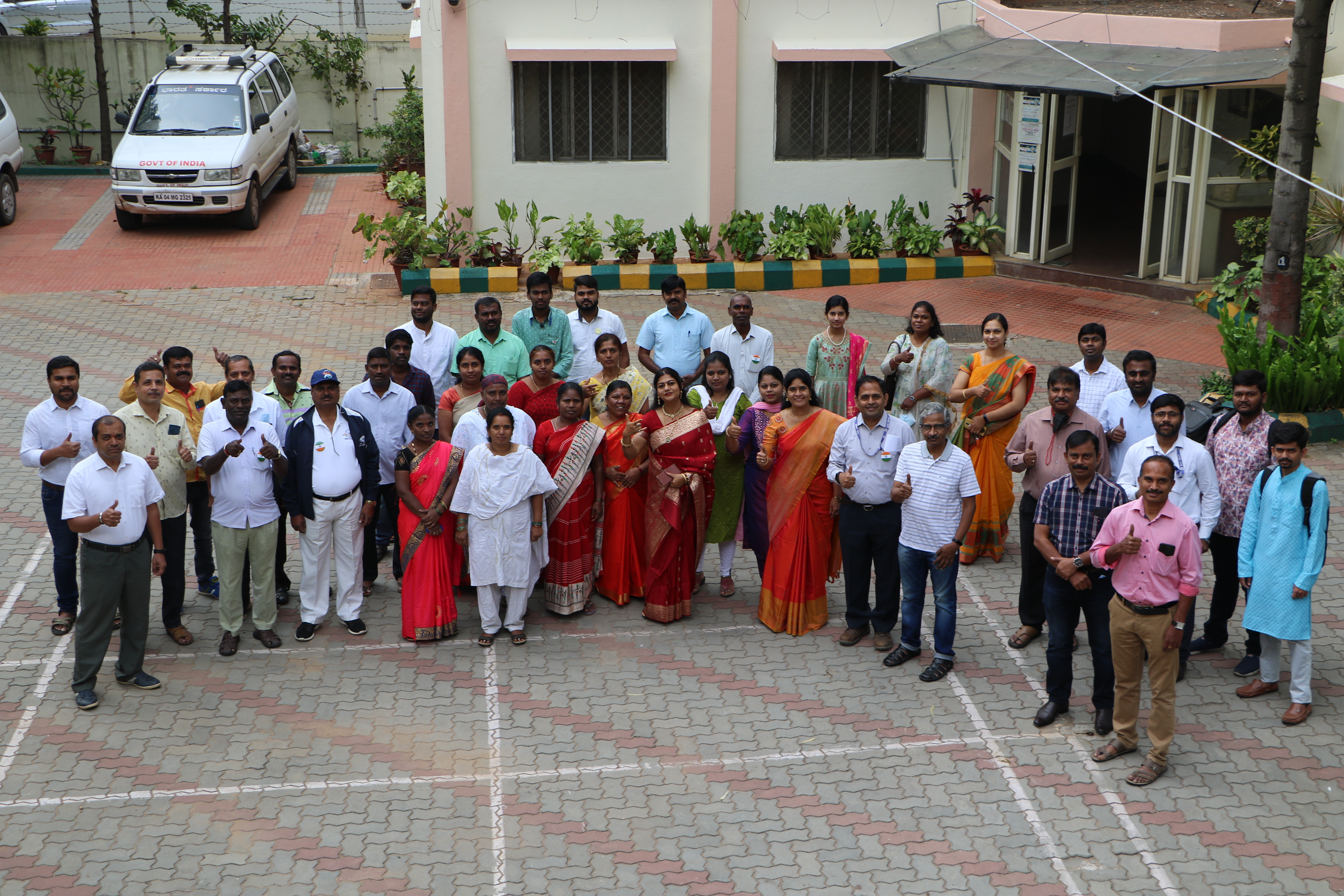 Group photo during 75 years of Independence day celebration