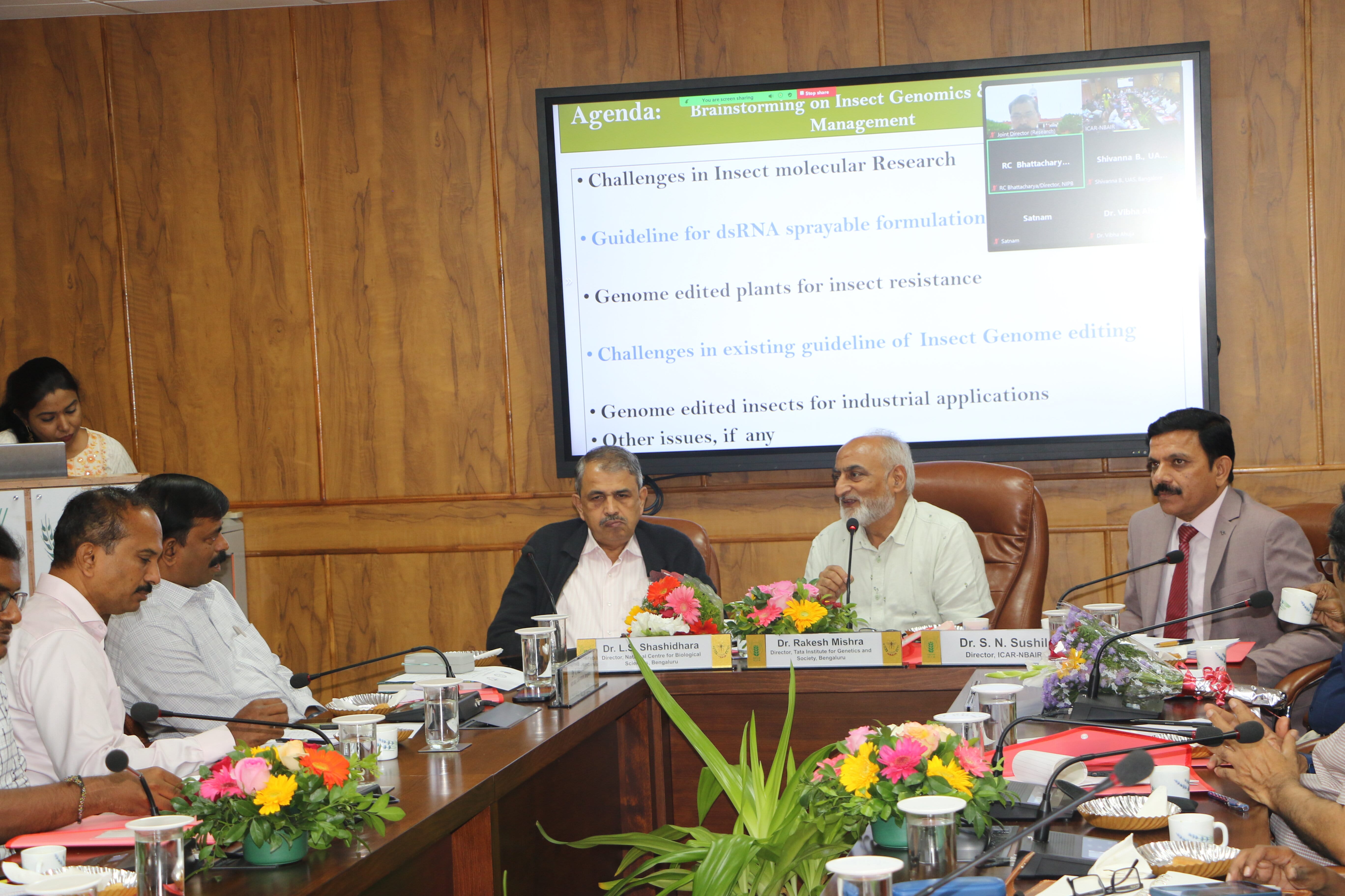 Brainstorming session on Insect Genomics and Its Prospects in Pest ...