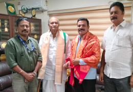 Visit of Vadde Sobhanadreeswara Rao, Former minister of agriculture